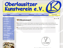 Tablet Screenshot of oberlausitzer-kunstverein.de